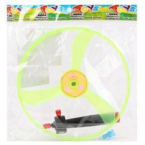 Игрушка с запуском со светом: диск 15 см., свет, эл. пит. AG3*3 шт. в компл.,
пакет