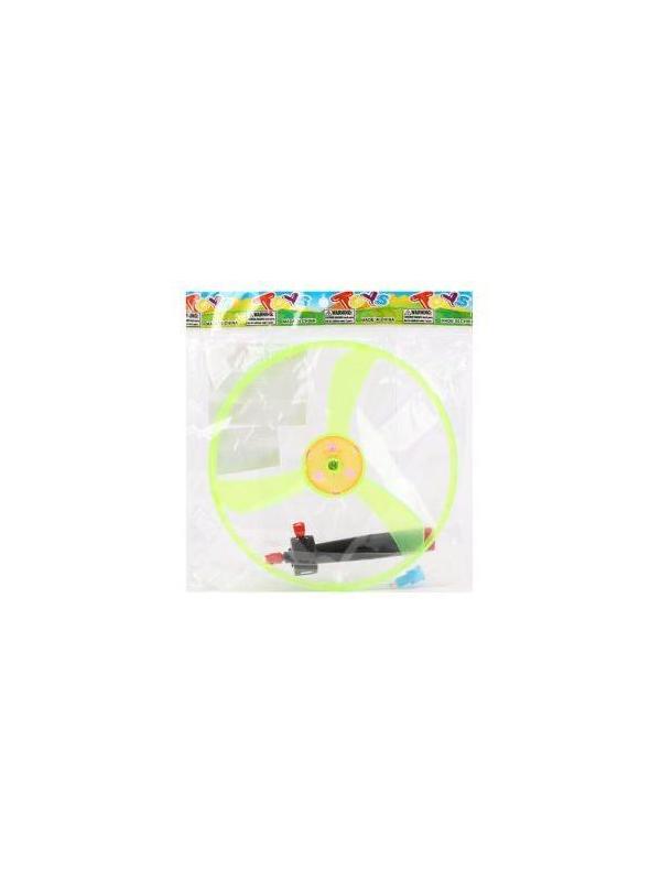 Игрушка с запуском со светом: диск 15 см., свет, эл. пит. AG3*3 шт. в компл.,
пакет