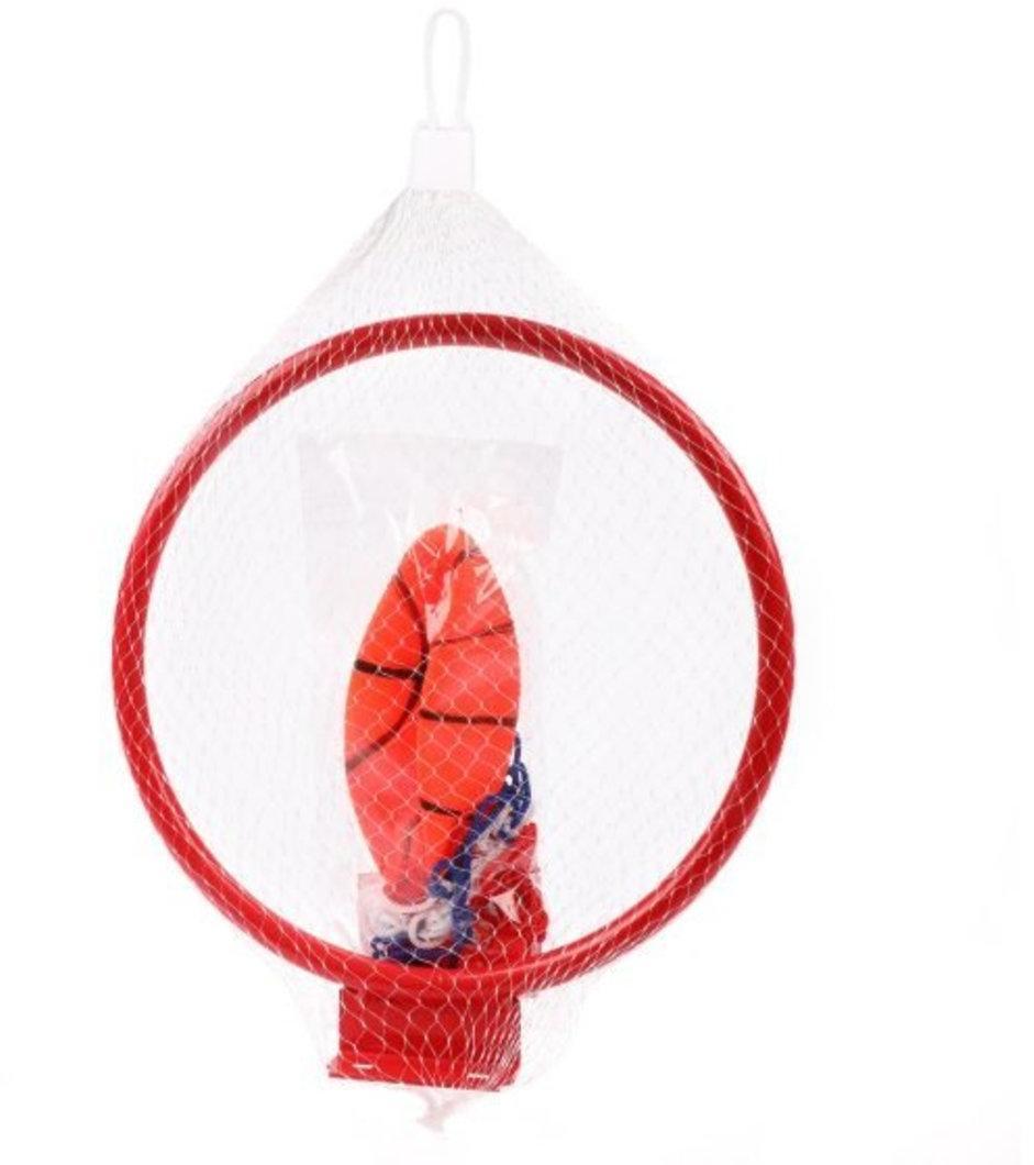 Набор для игры в баскетбол Профи, кольцо металл 22 см., мяч, игла для
насоса, крепление, сетка