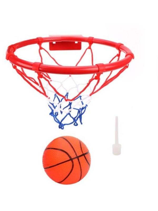 Набор для игры в баскетбол Профи, кольцо металл 22 см., мяч, игла для
насоса, крепление, сетка