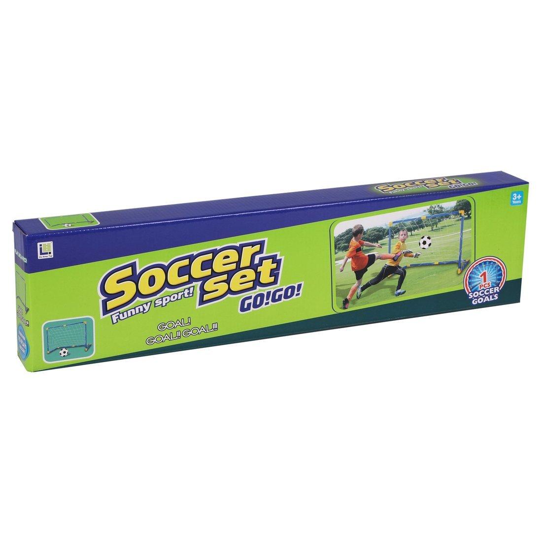 Набор Футболиста. 91*61*48 см. , комплектация: мяч, насос, ворота(17 деталей)