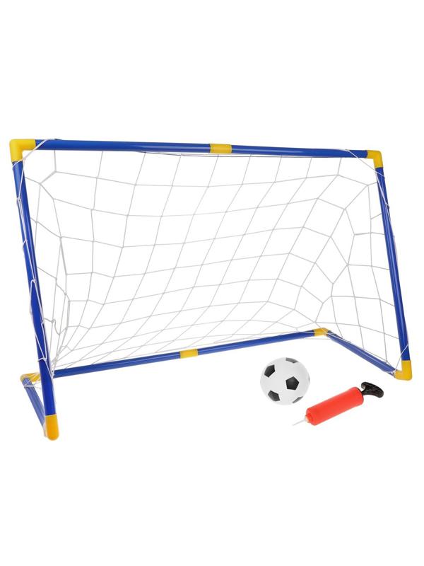 Набор Футболиста. 91*61*48 см. , комплектация: мяч, насос, ворота(17 деталей)