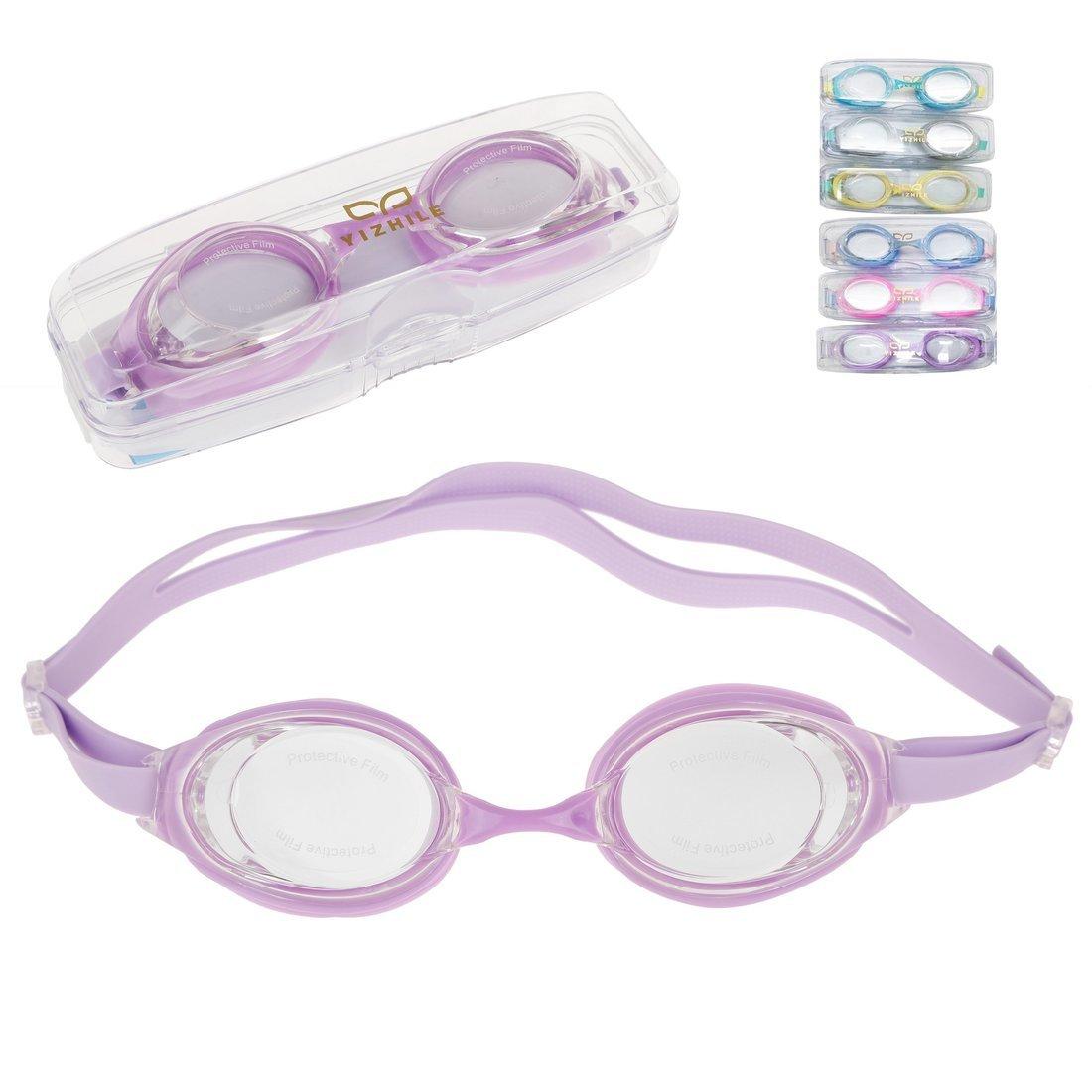 Очки для плавания детские 16х4, пластик. коробка, в ассорт.