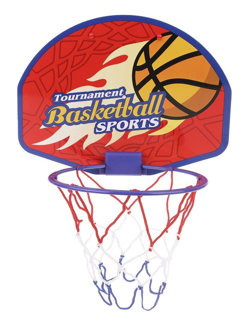 Набор для игры в баскетбол: щит 28х21,5 см. с кольцом 17 см., мяч 13 см.,
насос с иглой, пакет