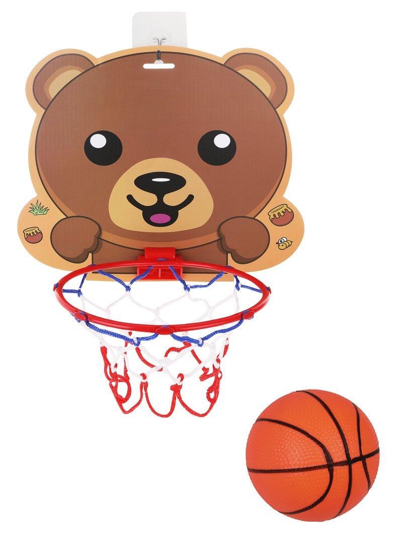 Набор для игры в баскетбол, щит 28х21,5 с кольцом, мяч ф13, насос с иглой