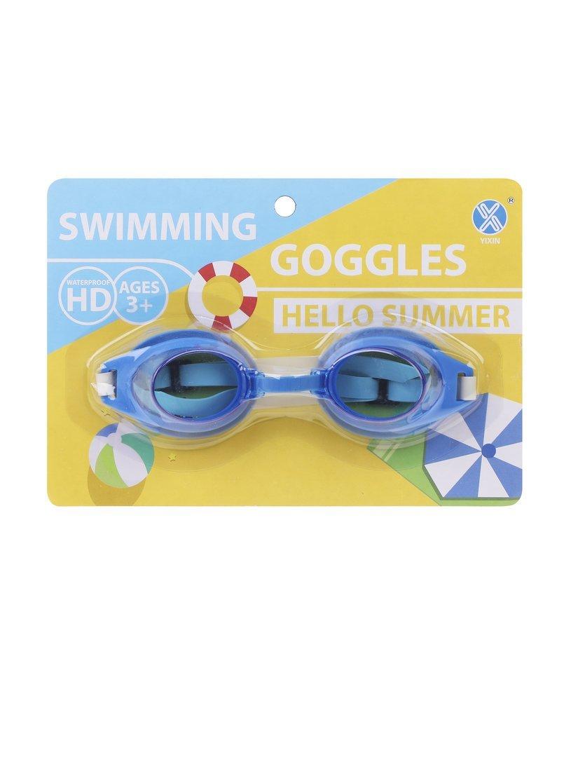 Инвентарь для плавания: очки для плавания детские силикон 15,5х4,5 см., в
ассорт., блистер