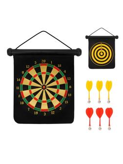 Дартс детский магнитный 41,5х46 см., дротики 6 шт., туба