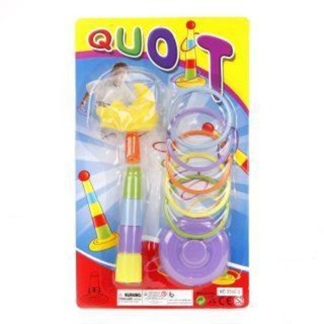 Игра напольная детский кольцеброс Крокодильчик: подставака мишени, сегменты
мишени 5 шт., кольца 5 шт., блистер