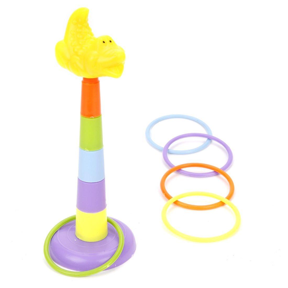 Игра напольная детский кольцеброс Крокодильчик: подставака мишени, сегменты
мишени 5 шт., кольца 5 шт., блистер