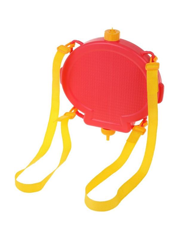 Набор бластер водяной-рюкзак Фламинго, ранец 21х23х5 см., пистолет 20х11х6
см., трубка, ремешки, крышки