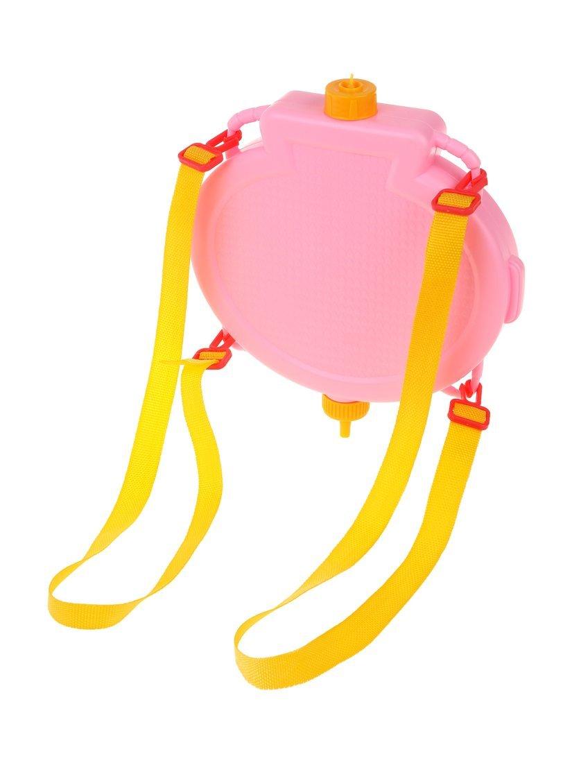 Набор бластер водяной-рюкзак Единорог, ранец 21х23х5 см., пистолет 20х11х6
см., трубка, ремешки, крышки