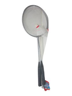 Ракетки для бадминтона 2 шт. 60х20 см. металлик, волан 2 шт., сетка
