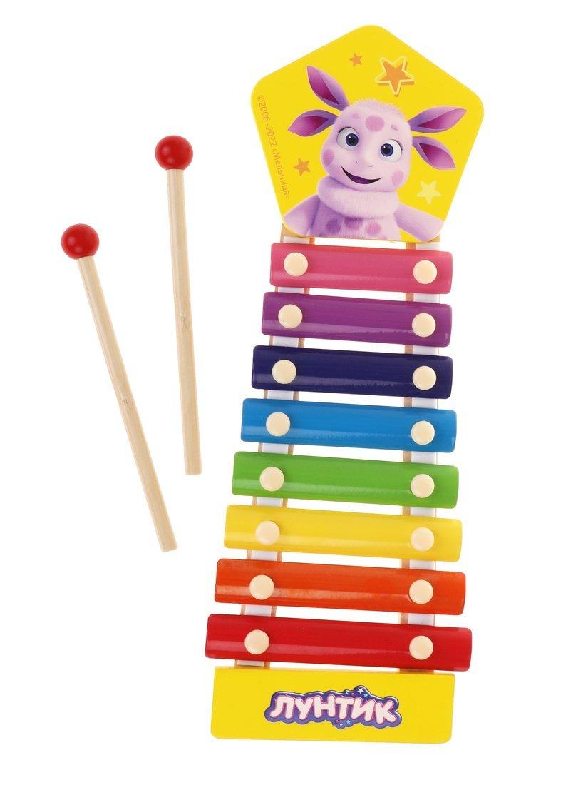 Ксилофон Лунтик: 2 палочки, 8 нот