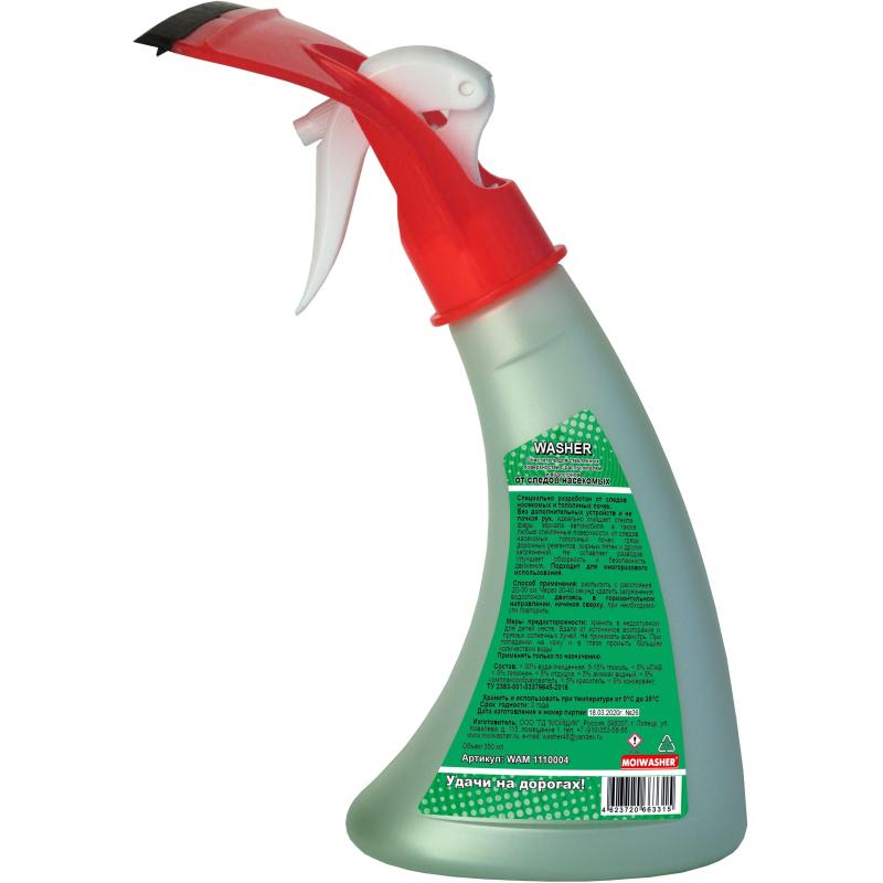 Жидкость стеклоомывающая с водосгоном WASHER От следов насекомыхWAM1110004