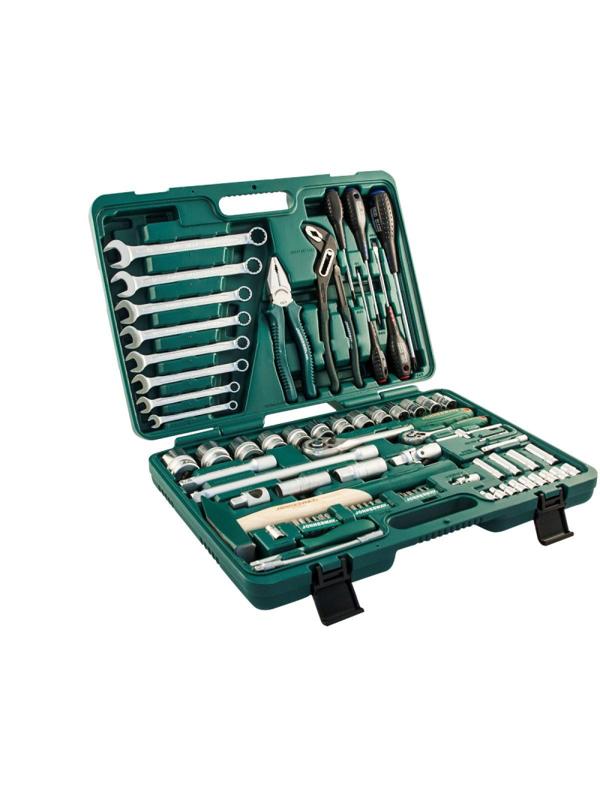 Набор инструмента 1/4, 1/2DR, 77 предметов Jonnesway S04H52477S