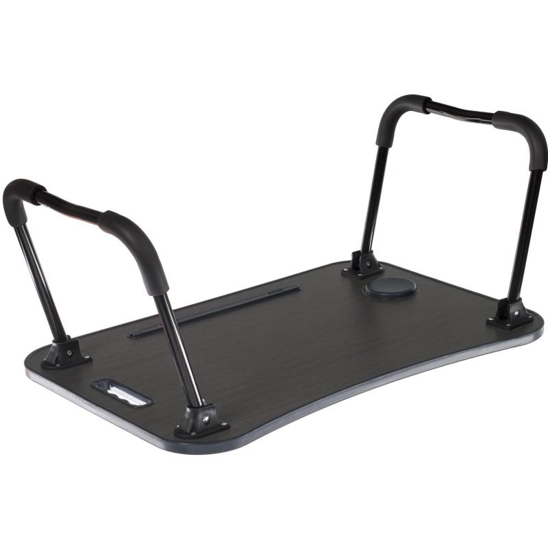 Стол для ноутбука Т3_ЛАЙТ скл-й с подстак 59,5x39,5x26,4 МДФ/мет т.дер/черн