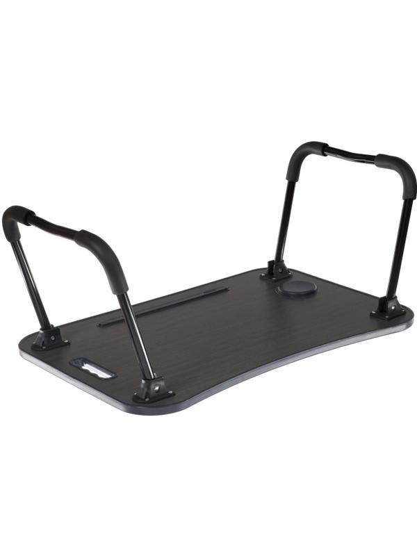 Стол для ноутбука Т3_ЛАЙТ скл-й с подстак 59,5x39,5x26,4 МДФ/мет т.дер/черн