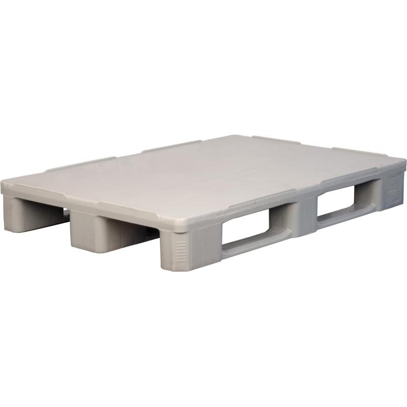 Паллет 1200х800х160 мм (cплош. на3-х пол.) гиг., сер. (IR 1208-3R-G)