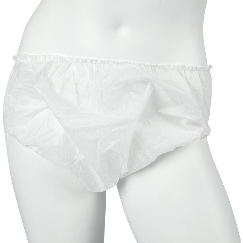 Трусы женские закрытого типа белый смс пл25 25шт/уп