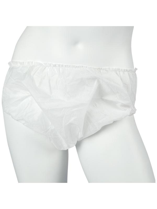 Трусы женские закрытого типа белый смс пл25 25шт/уп