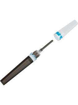 Игла двусторонняя с визуал. камерой 22G 0.7х38 мм черная 100 шт/уп