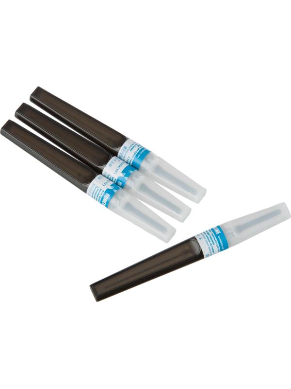 Игла двусторонняя с визуал. камерой 22G 0.7х38 мм черная 100 шт/уп