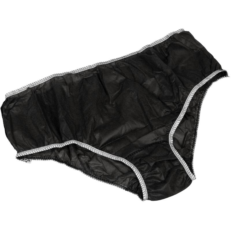 Трусы плавки мужские, спанбонд, черный, 48-52 10шт/уп