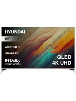 Телевизор Hyundai H-LED55QBU7500, UHD, QLED, смарт (Android TV)