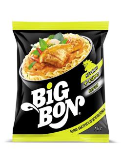 Лапша Биг Бон курица/соус карри, 75г