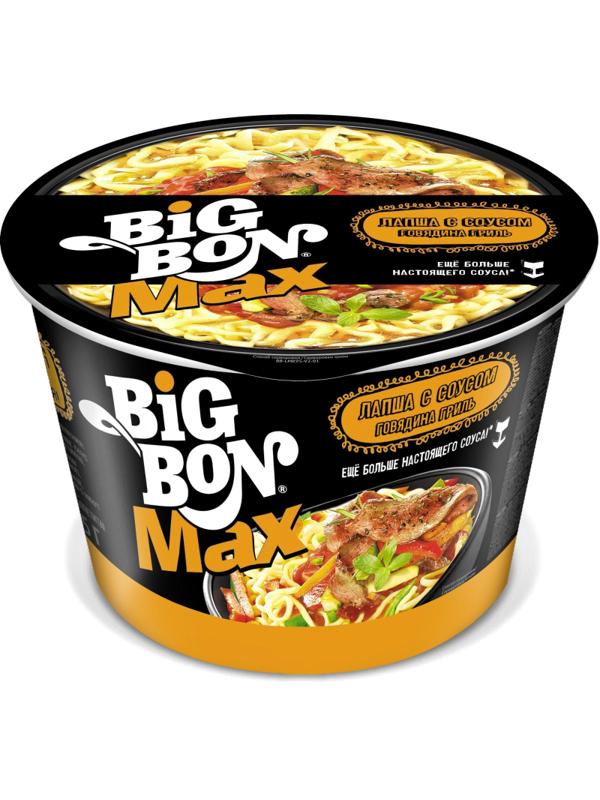 Лапша Биг Бон с соусом говядина гриль, 95г