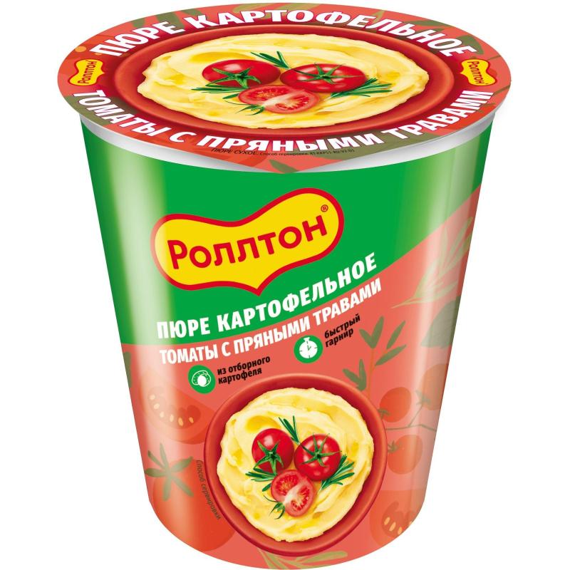 Картофельное пюре Ролтон со вкусом томатов/пряных трав, 55г