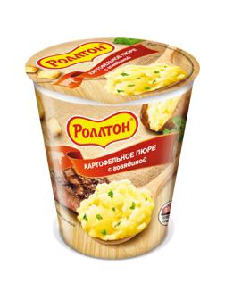 Картофельное пюре Ролтон с говядиной, 55г