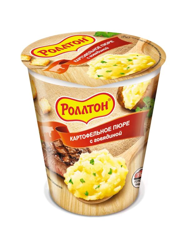 Картофельное пюре Ролтон с говядиной, 55г