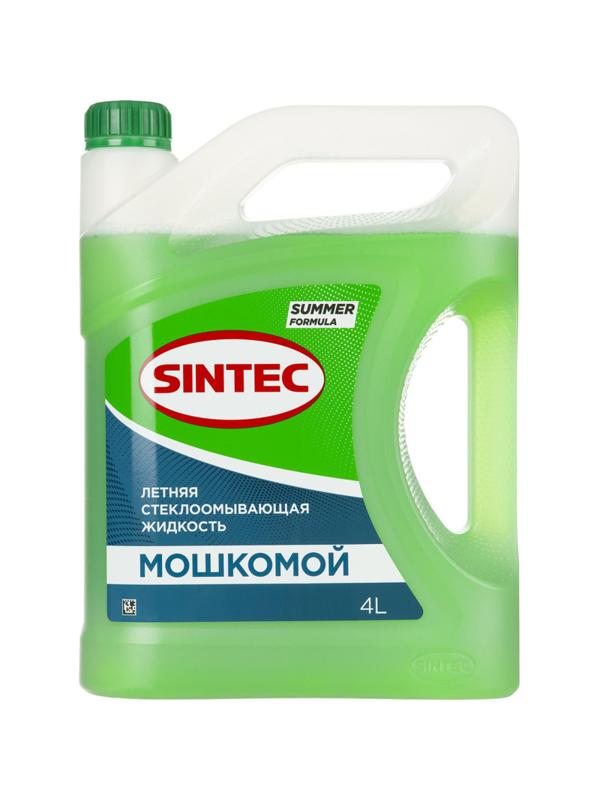 Жидкость стеклоомывающая Мошкомой летняя 4л, Sintec, 900380 3шт/упак
