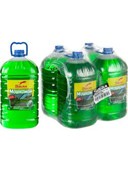 Жидкость стеклоомывающая Мошкомой летняя 5л (ПЭТ), Sibiria, 963898 4шт/упак