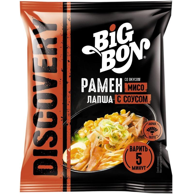 Лапша Биг Бон Рамен со вкусом мисо, 120г