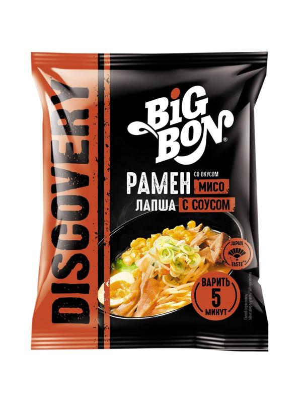 Лапша Биг Бон Рамен со вкусом мисо, 120г