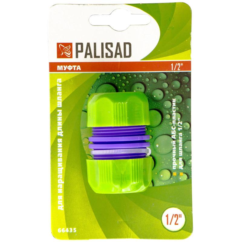 Соединитель для шланга, 1/2 пластмассов. PALISAD (66435)