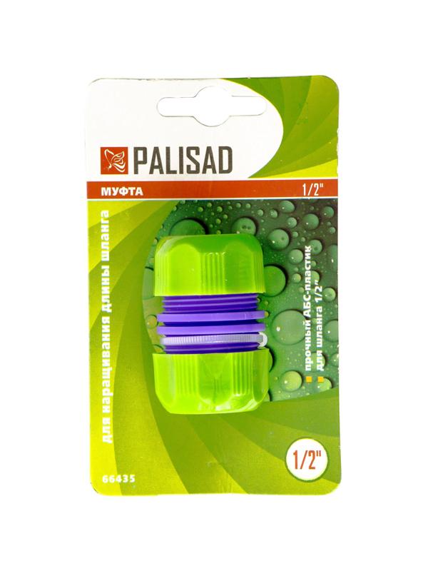 Соединитель для шланга, 1/2 пластмассов. PALISAD (66435)