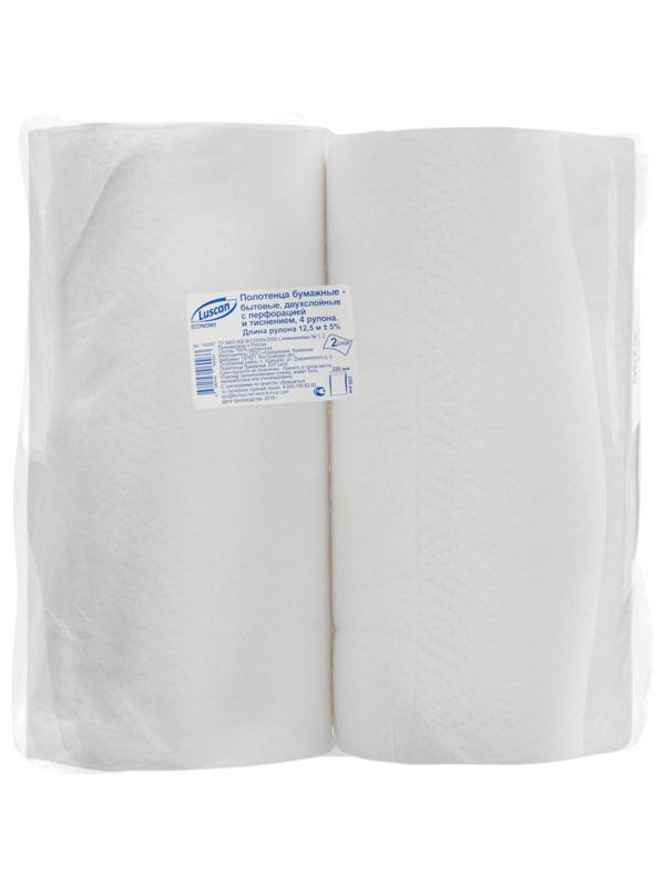 Полотенца бумажные JOY LAND 2-сл, цел с тиснением 4рул/уп_Л