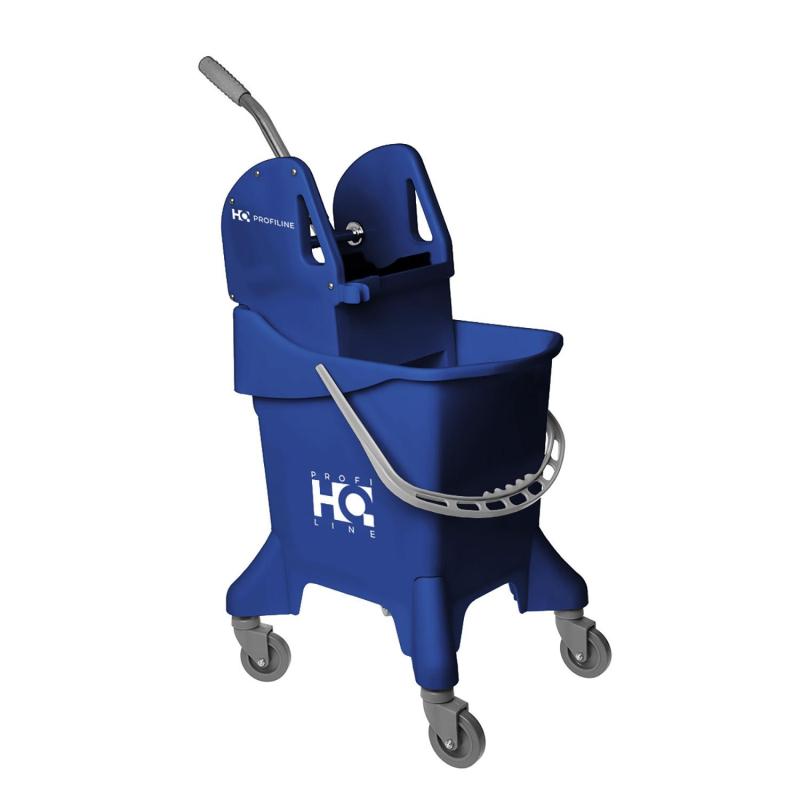 Тележка одноведерная с универсальным отжимом,син 31 л HQ Profiline 74622_БК