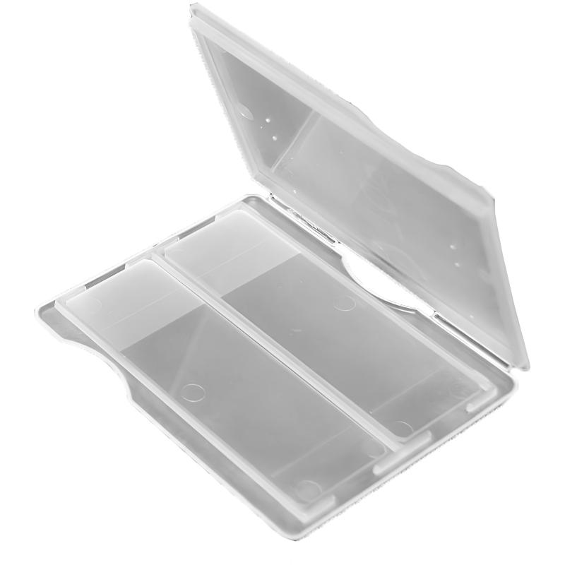 Штатив бокс  д/хран. предм.стекол на 2 шт, 12002717, 100шт/уп