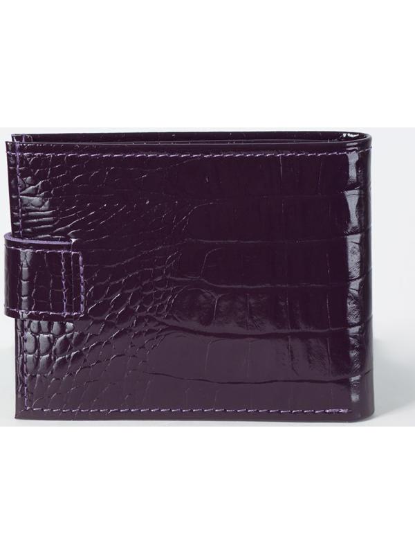 Кошелёк на кнопке, цвет фиолетовый