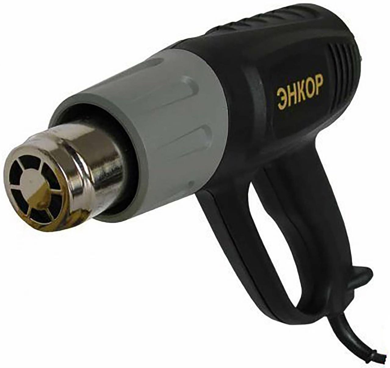 Фен строительный ЭНКОР ПТЭ-2000/ДП, кейс,  1/5