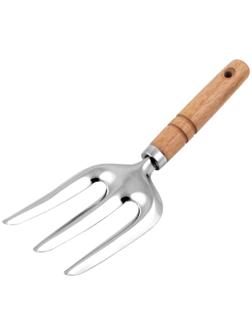 Вилка посадочная, длина 20 см, деревянная ручка