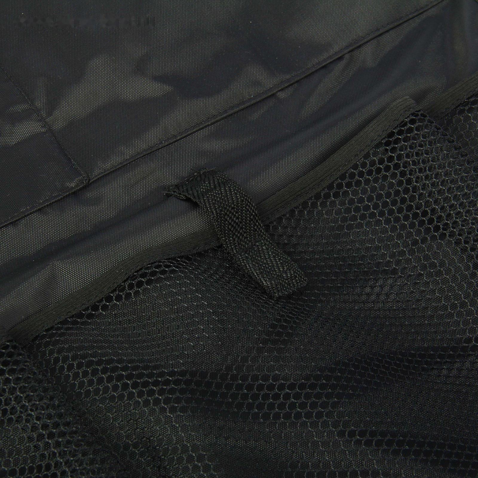 Накидка-органайзер TORSO, 7 карманов, 37х60 см, черный