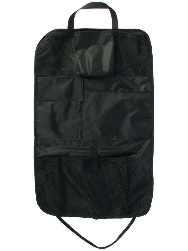 Накидка-органайзер TORSO, 7 карманов, 37х60 см, черный