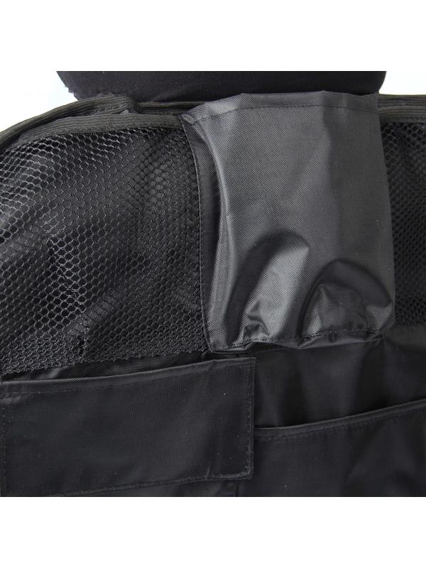 Накидка-органайзер TORSO, 7 карманов, 37х60 см, черный