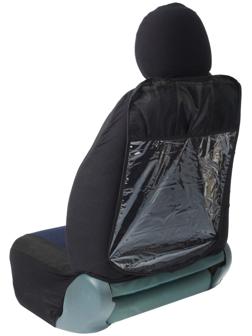 Накидка-органайзер,  3 кармана, 600х400 мм, черный