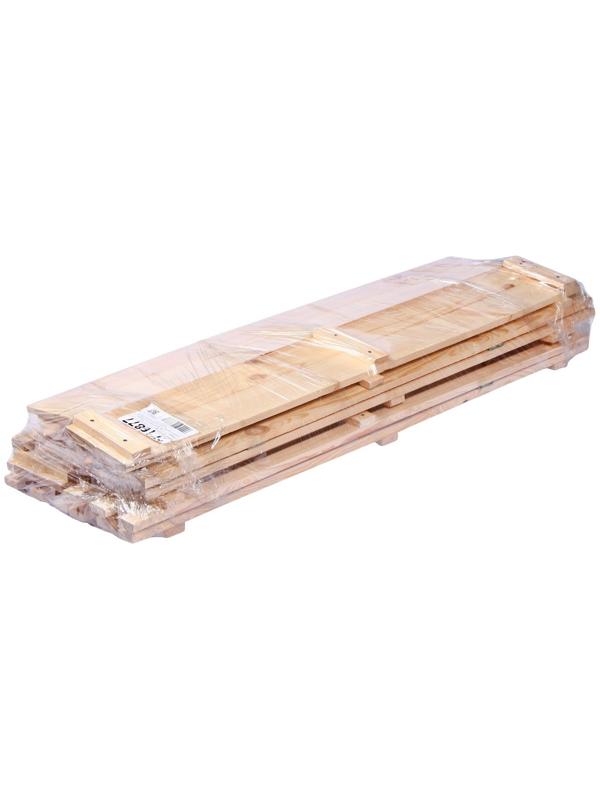 Песочница деревянная, с крышкой, 150 × 140 × 18 см, без покраски, лавочки (2 шт.), Greengo